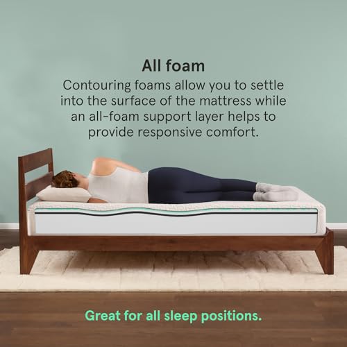 Kin By Tuft & Needle Medium 12 Adaptive Foam Queen Mattress in a Box, Cooling Pressure Relief, Balanced Support, 100 Nig variant 0
