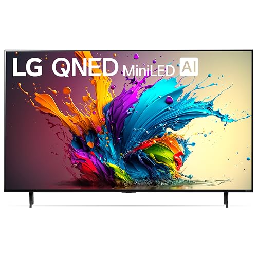 LG 65-Inch Class QNED90T Series Mini LED Smart TV 4K Processor Flat Screen with Magic Remote AI-Powered with Alexa Built