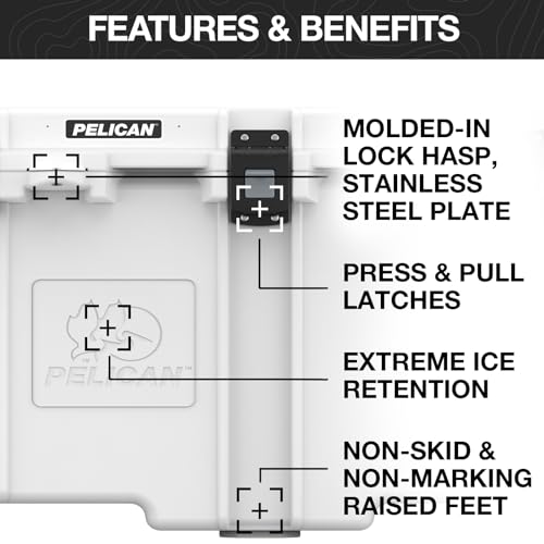 Pelican 50 Quart Elite Cooler (Dark GreyGreen) variant 1